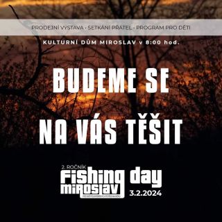 ‼️Budeme tam s Vámi ‼️ https://www.facebook.com/FishingDayMiroslav #carpcentrum #fishingday #fishingdaymiroalav