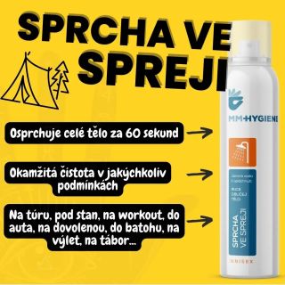 Povinná výbava pro aktuální období? SPRCHA VE SPREJI! 🥰 Sprcha ve spreji zajistí až 3x osprchování celého těla, nebo až...